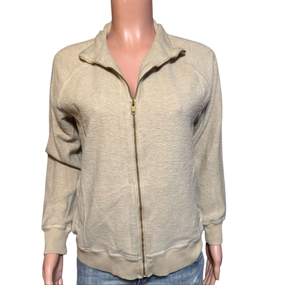 Pulp women's mock neck long sleeve zip up jacket S